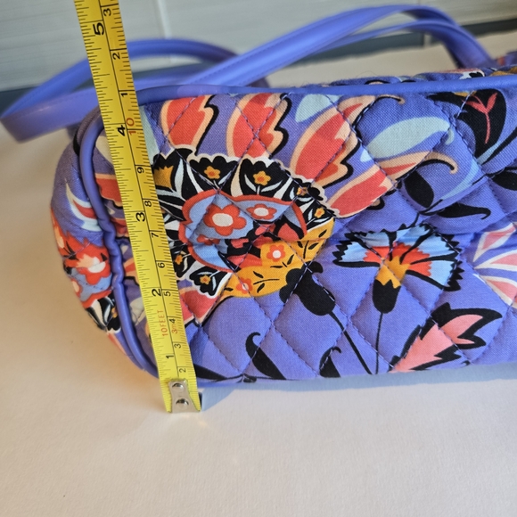 Vera Bradley Floral Tote Bag in Purple - Picture 8 of 11